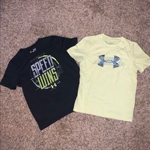 Boys Under Armour T shirts